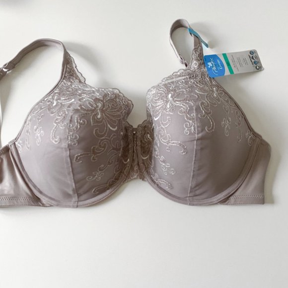 Playtex - Love My Curves - Smoothing Embroidered Underwire Bra 38DDD (38E) - Picture 8 of 12